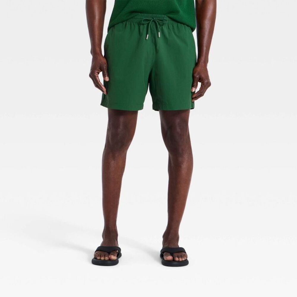 Men's E-Waist Pull-On Shorts - Goodfellow & Co Green XXL